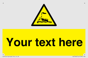 Custom Warning wind over tide conditions